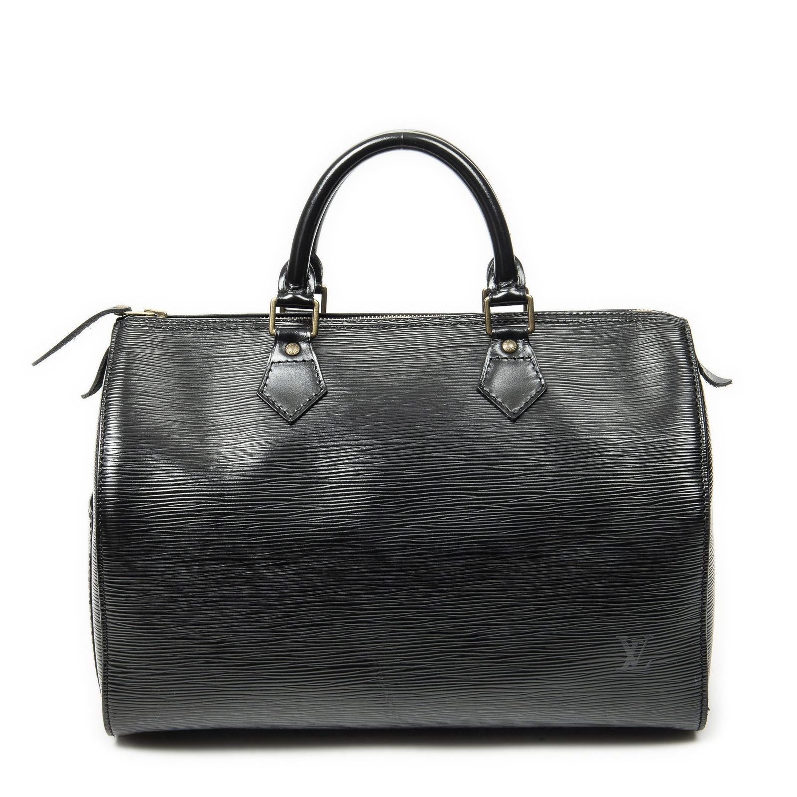 Louis Vuitton Speedy Black Epi Handbag — view 5
