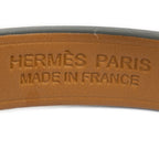 Hermes Kelly Double Tour Bracelet Lightgreen Leather — view 3