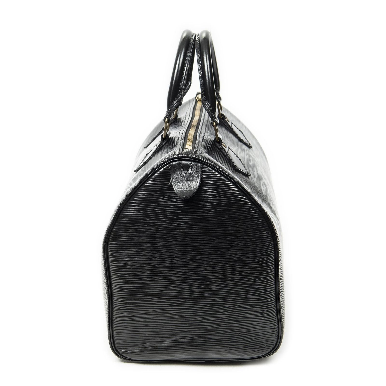 Louis Vuitton Speedy Black Epi Handbag — view 4