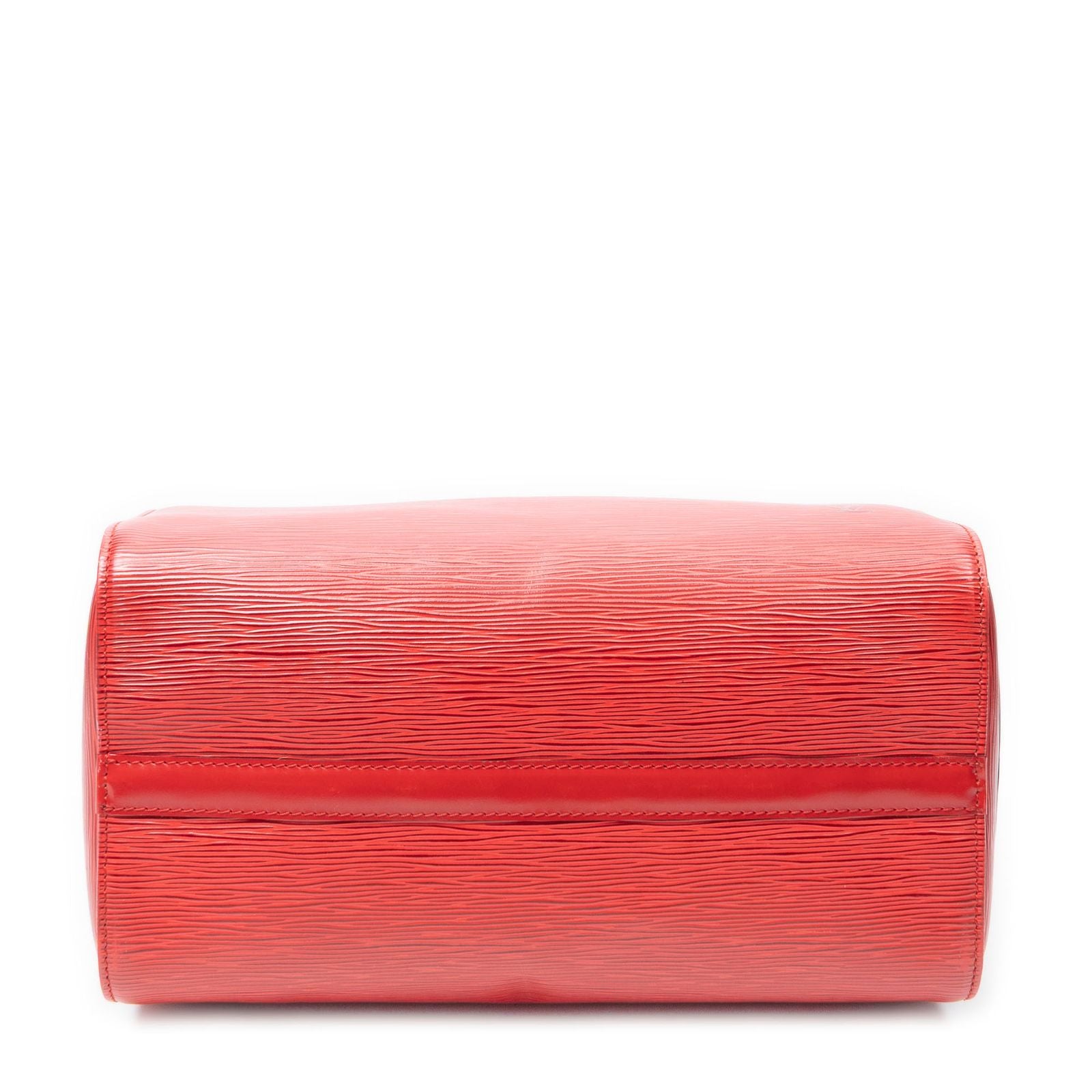 Louis Vuitton Speedy Red Epi Handbag — view 6