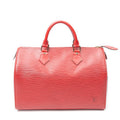 Louis Vuitton Speedy Red Epi Handbag