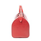 Louis Vuitton Speedy Red Epi Handbag — view 4