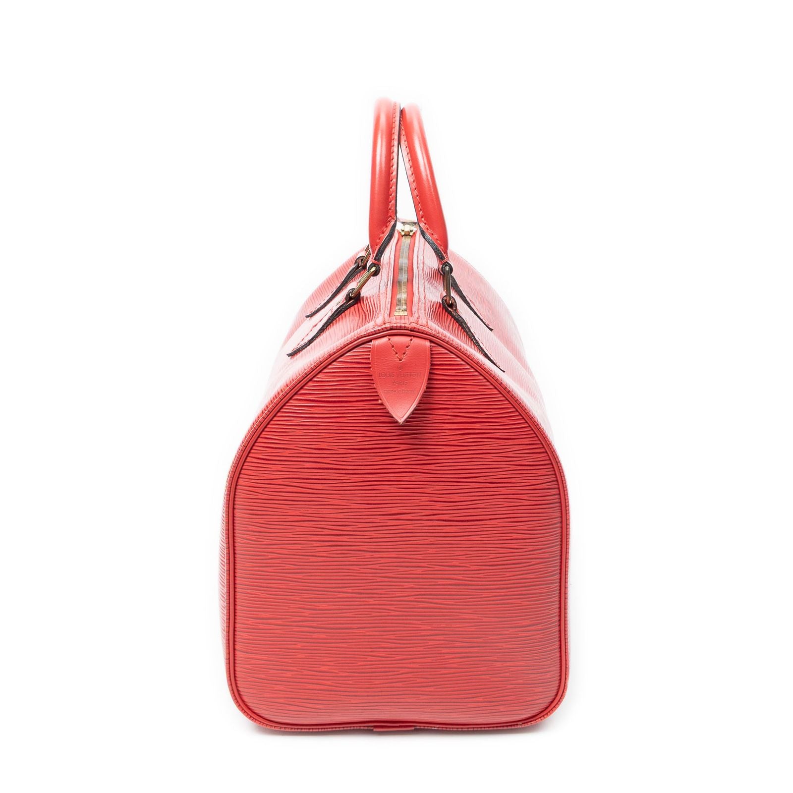 Louis Vuitton Speedy Red Epi Handbag — view 4