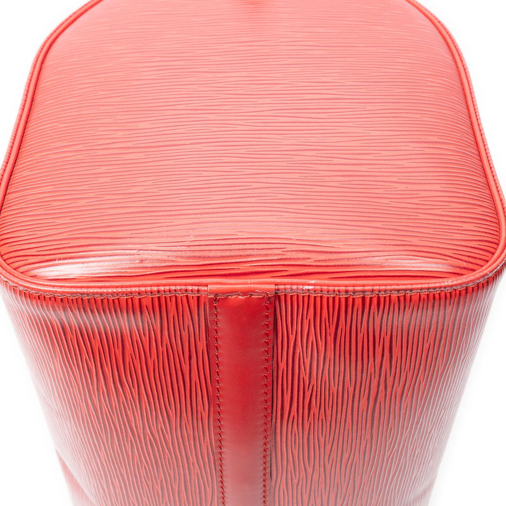 Louis Vuitton Speedy Red Epi Handbag — view 8