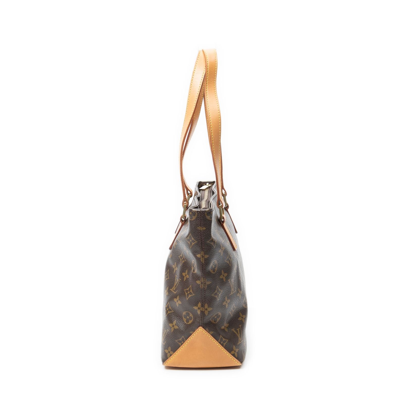Louis Vuitton Cabas Piano Brown Monogram Canvas Tote — view 3