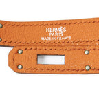 Hermes Kelly Lariat Necklace Orange Chezblanc — view 4