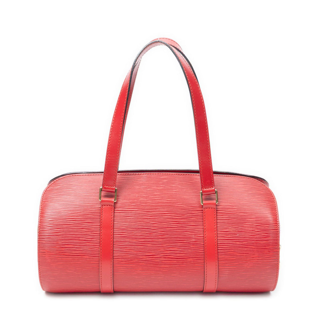 Louis Vuitton Soufflo Red Epi Handbag — view 5
