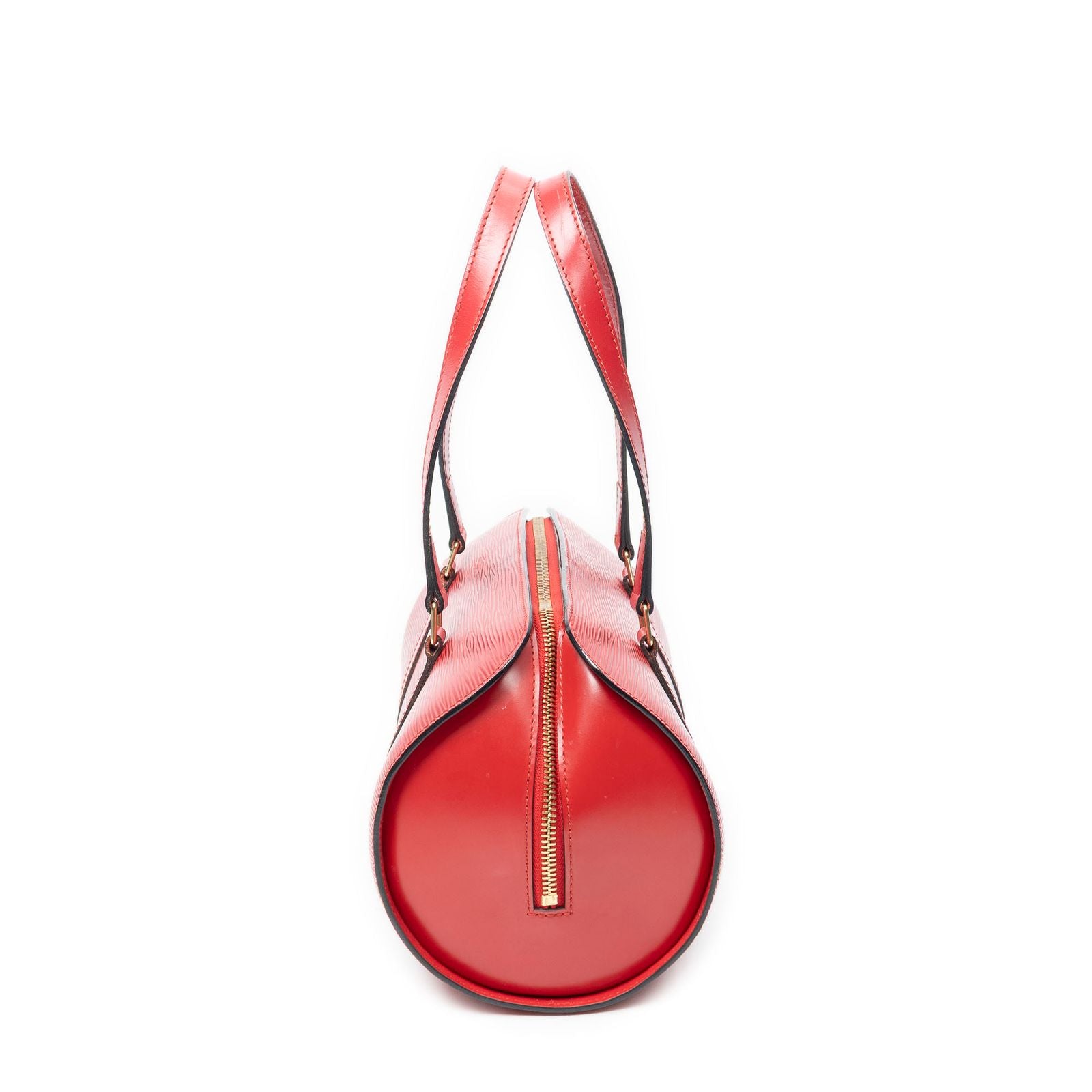 Louis Vuitton Soufflo Red Epi Handbag — view 3
