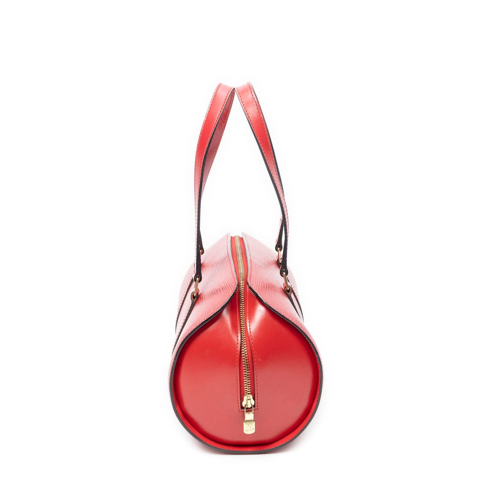 Louis Vuitton Soufflo Red Epi Handbag — view 4