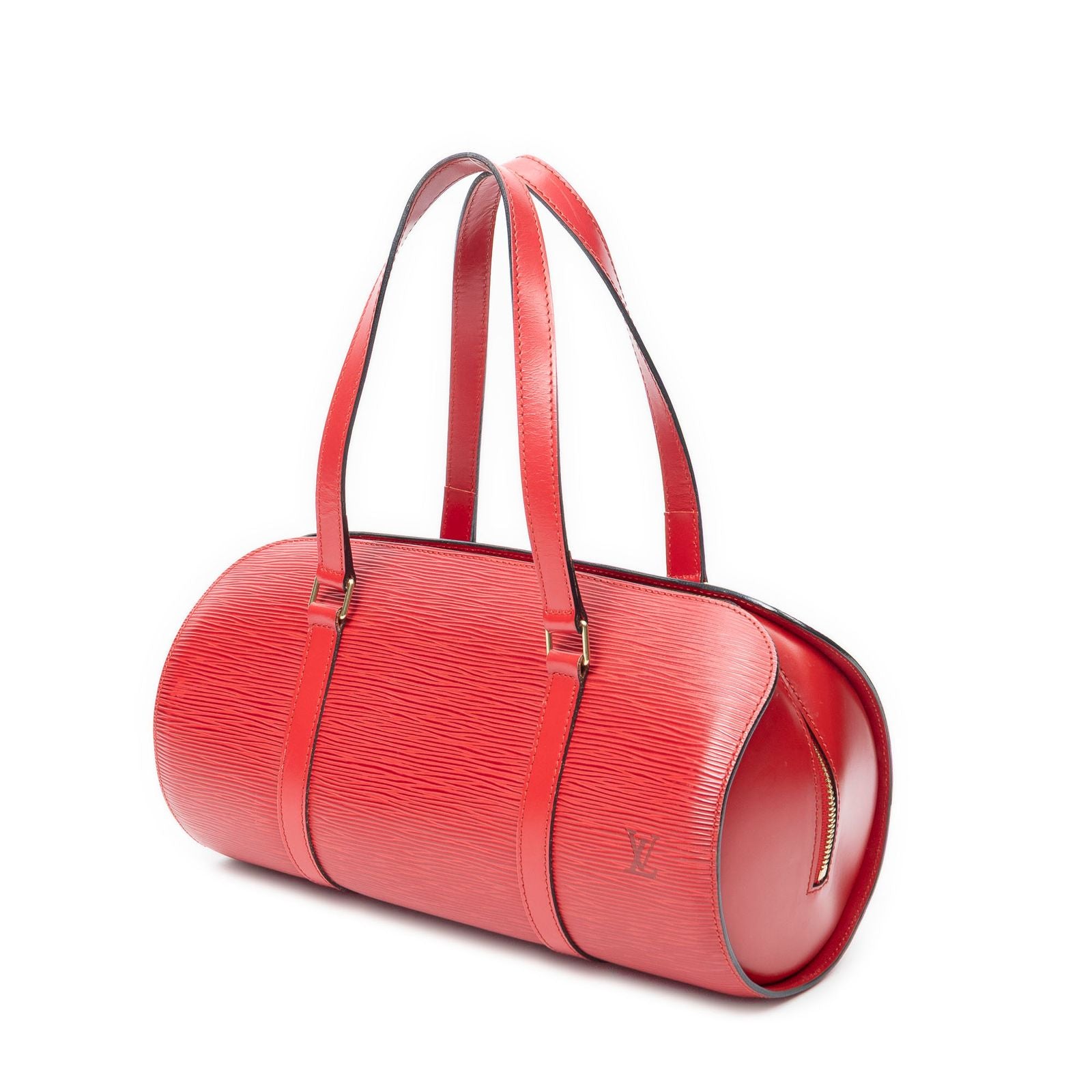 Louis Vuitton Soufflo Red Epi Handbag — view 2