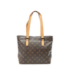 Louis Vuitton Cabas Piano Brown Monogram Canvas Tote — view 5