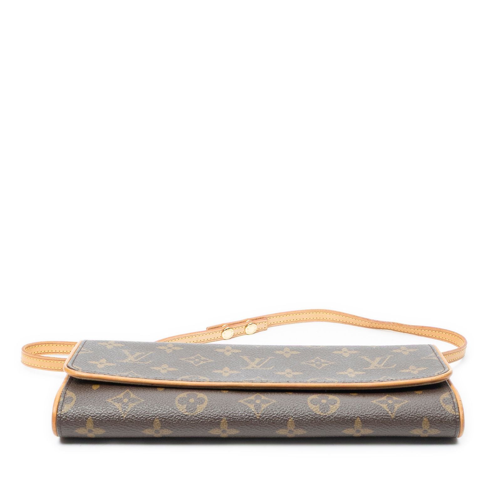 Louis Vuitton Twin Brown Monogram Canvas Shoulder — view 3