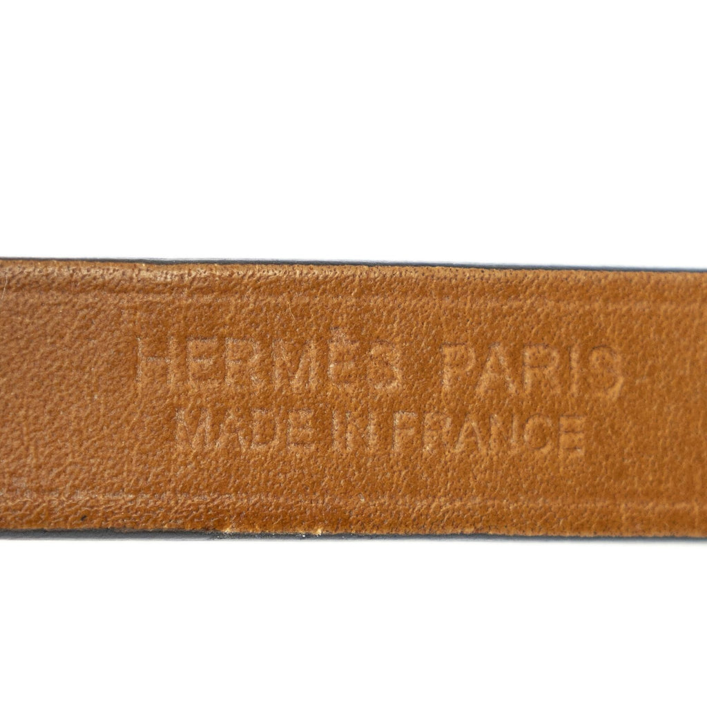 Hermes Kelly Double Tour Bracelet Black Leather — view 3