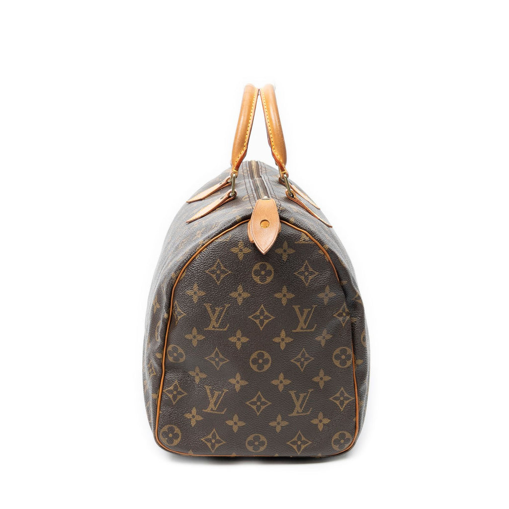 Louis Vuitton Speedy Brown Monogram Canvas Handbag — view 3