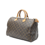 Louis Vuitton Speedy Brown Monogram Canvas Handbag — view 2