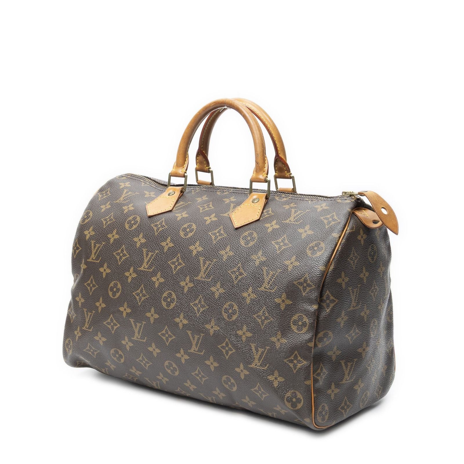 Louis Vuitton Speedy Brown Monogram Canvas Handbag — view 2