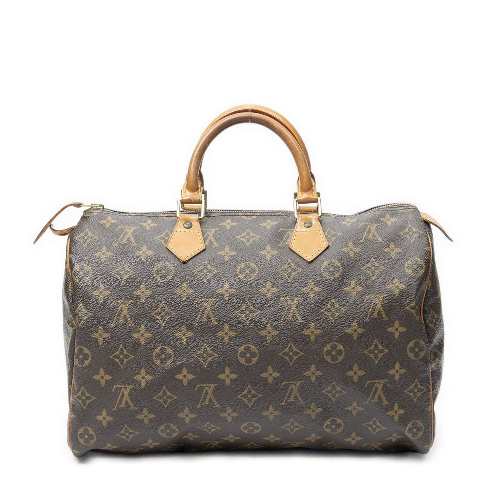 Louis Vuitton Speedy Brown Monogram Canvas Handbag — view 5