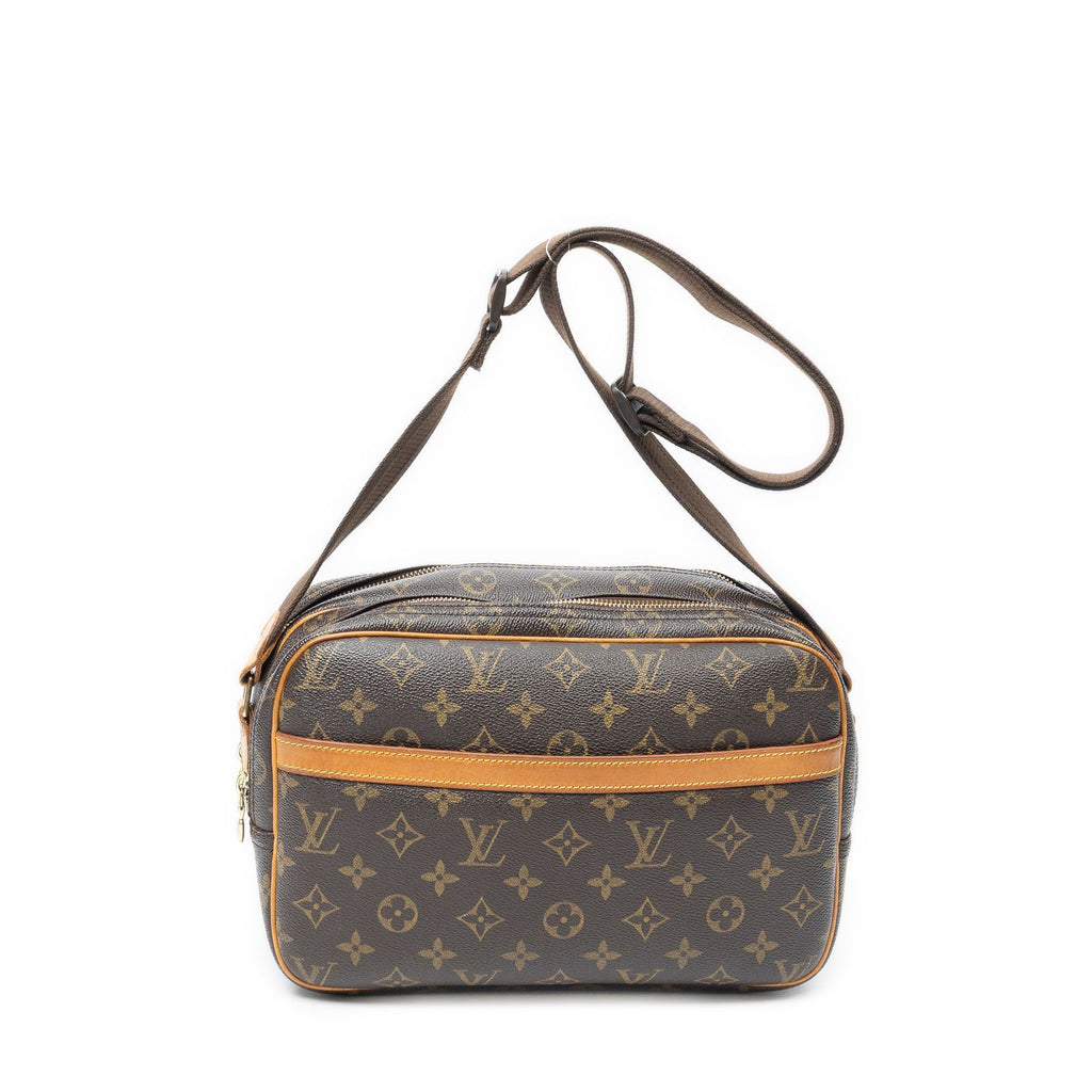 Louis Vuitton Reporter Brown Monogram Canvas Shoulder