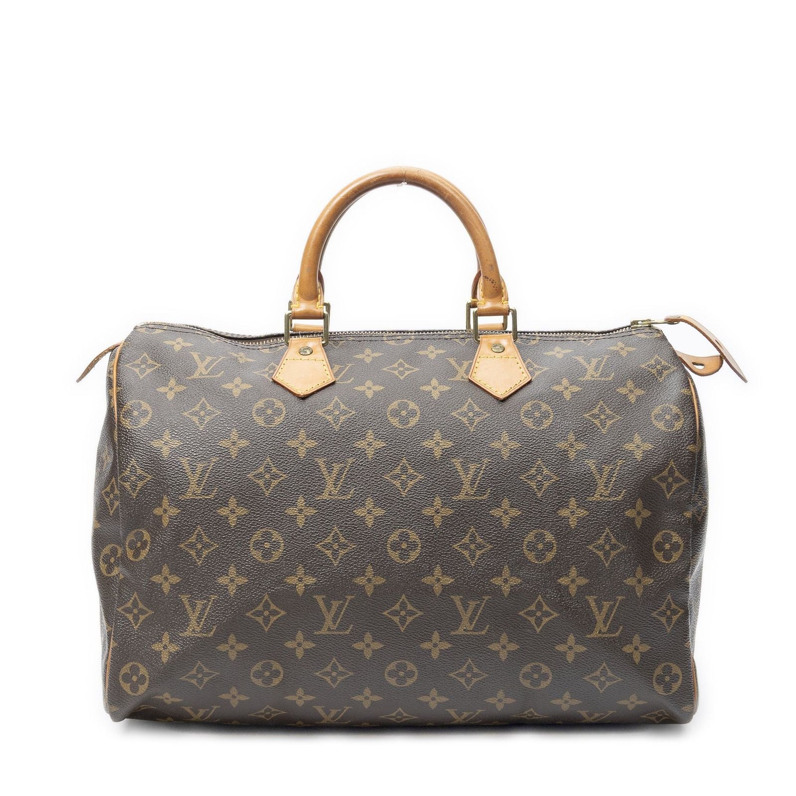 Louis Vuitton Speedy Brown Monogram Canvas Handbag