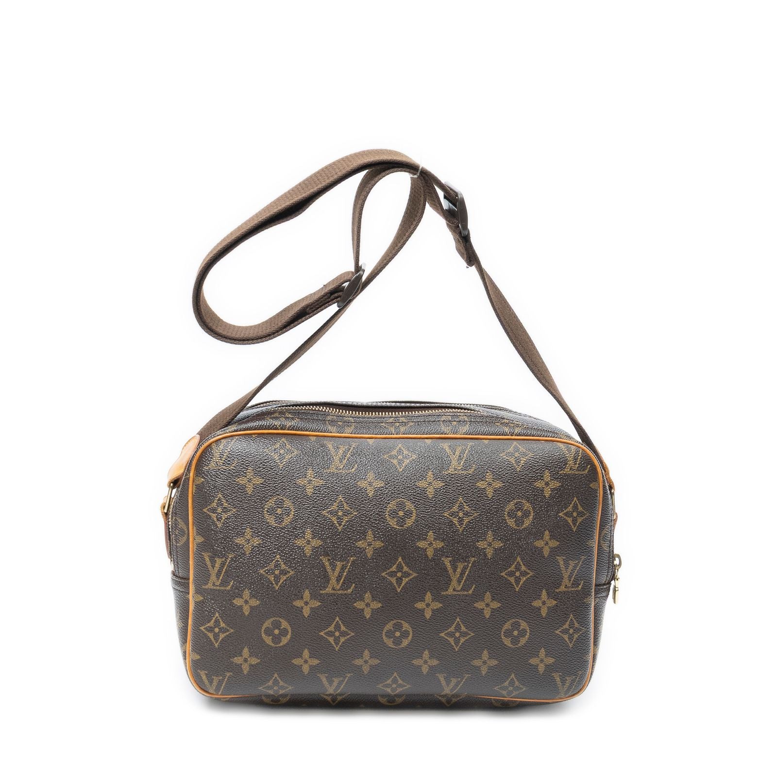 Louis Vuitton Reporter Brown Monogram Canvas Shoulder — view 5