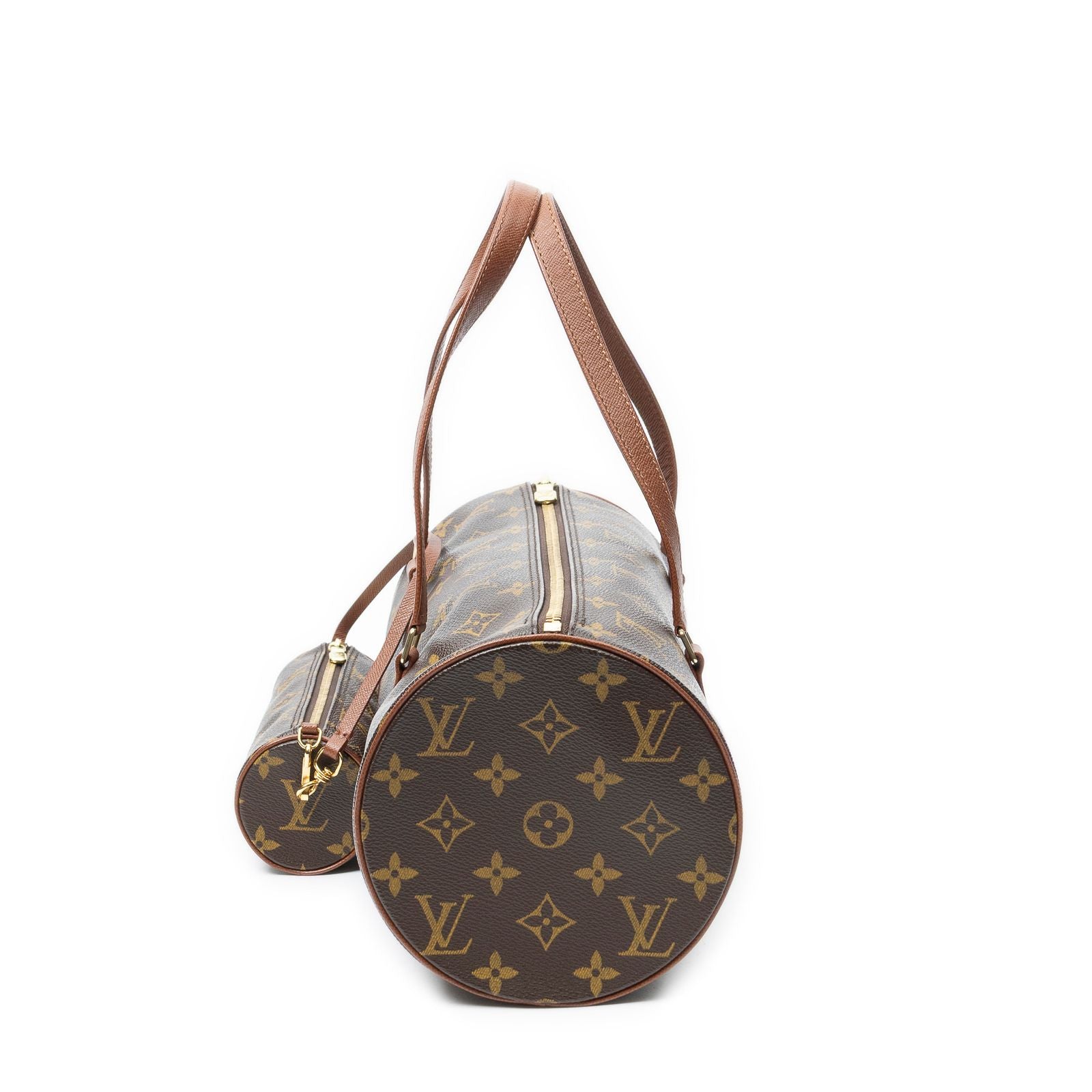 Louis Vuitton Papillon Brown Monogram Canvas Handbag — view 3