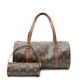 Louis Vuitton Papillon Brown Monogram Canvas Handbag
