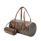 Louis Vuitton Papillon Brown Monogram Canvas Handbag — view 2