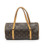 Louis Vuitton Papillon Brown Monogram Canvas Handbag — view 5