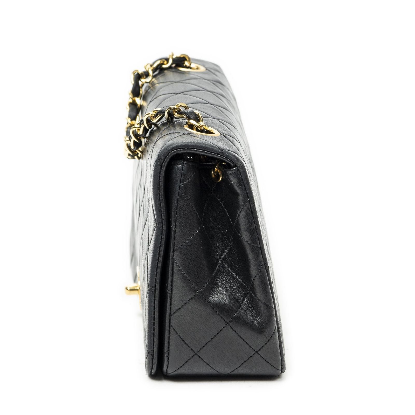 Chanel Mademoiselle Full Flap Black Quilted Lambskin Leather — view 3