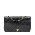 Chanel Mademoiselle Full Flap Black Quilted Lambskin Leather