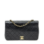 Chanel Mademoiselle Full Flap Black Quilted Lambskin Leather