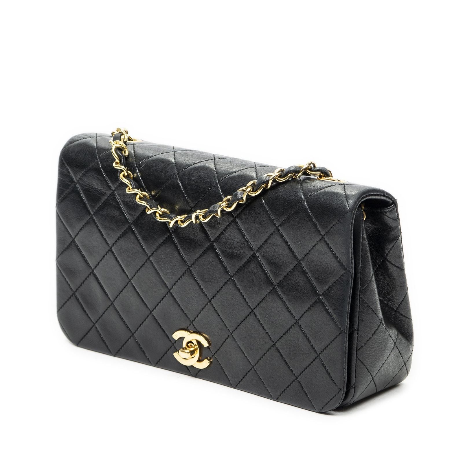 Chanel Mademoiselle Full Flap Black Quilted Lambskin Leather — view 2