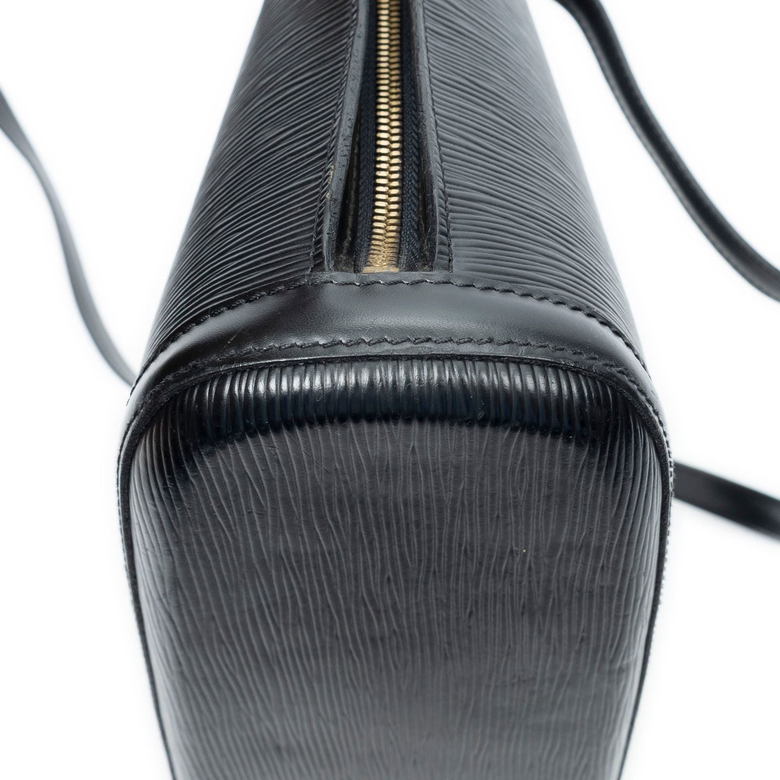 Louis Vuitton Lussac Black Epi Shoulder — view 8
