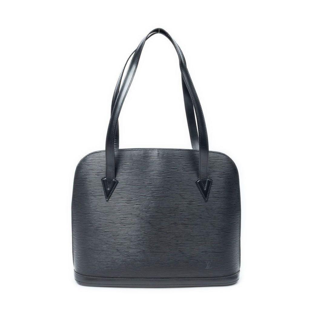 Louis Vuitton Lussac Black Epi Shoulder — view 5