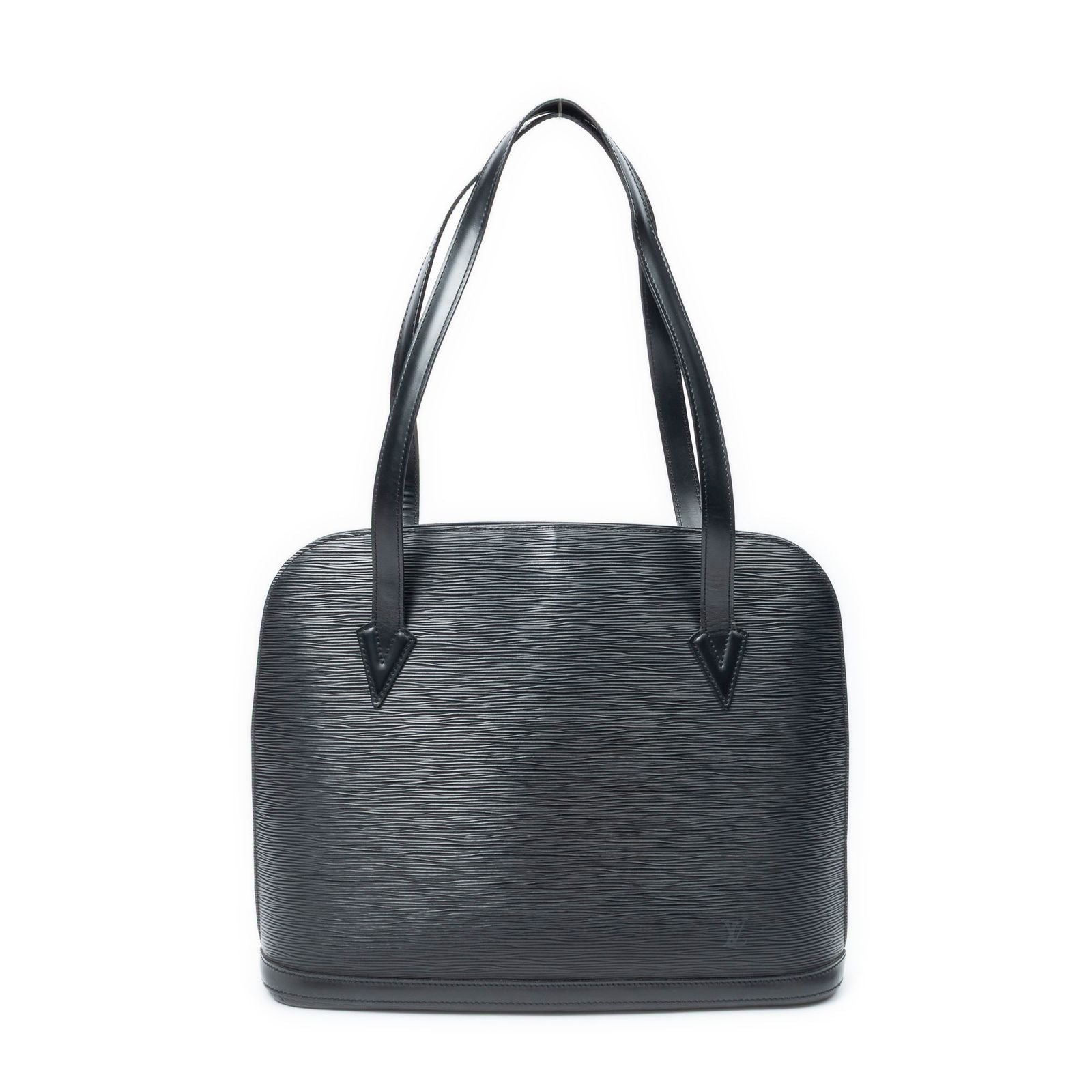 Louis Vuitton Lussac Black Epi Shoulder — view 5