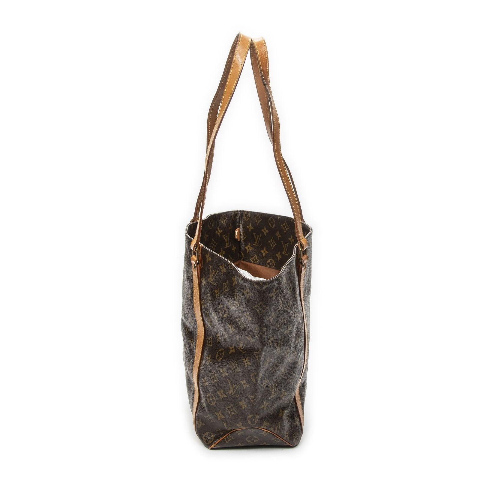 Louis Vuitton Sac Shoppingbrown Monogram Canvas Shoulder — view 4
