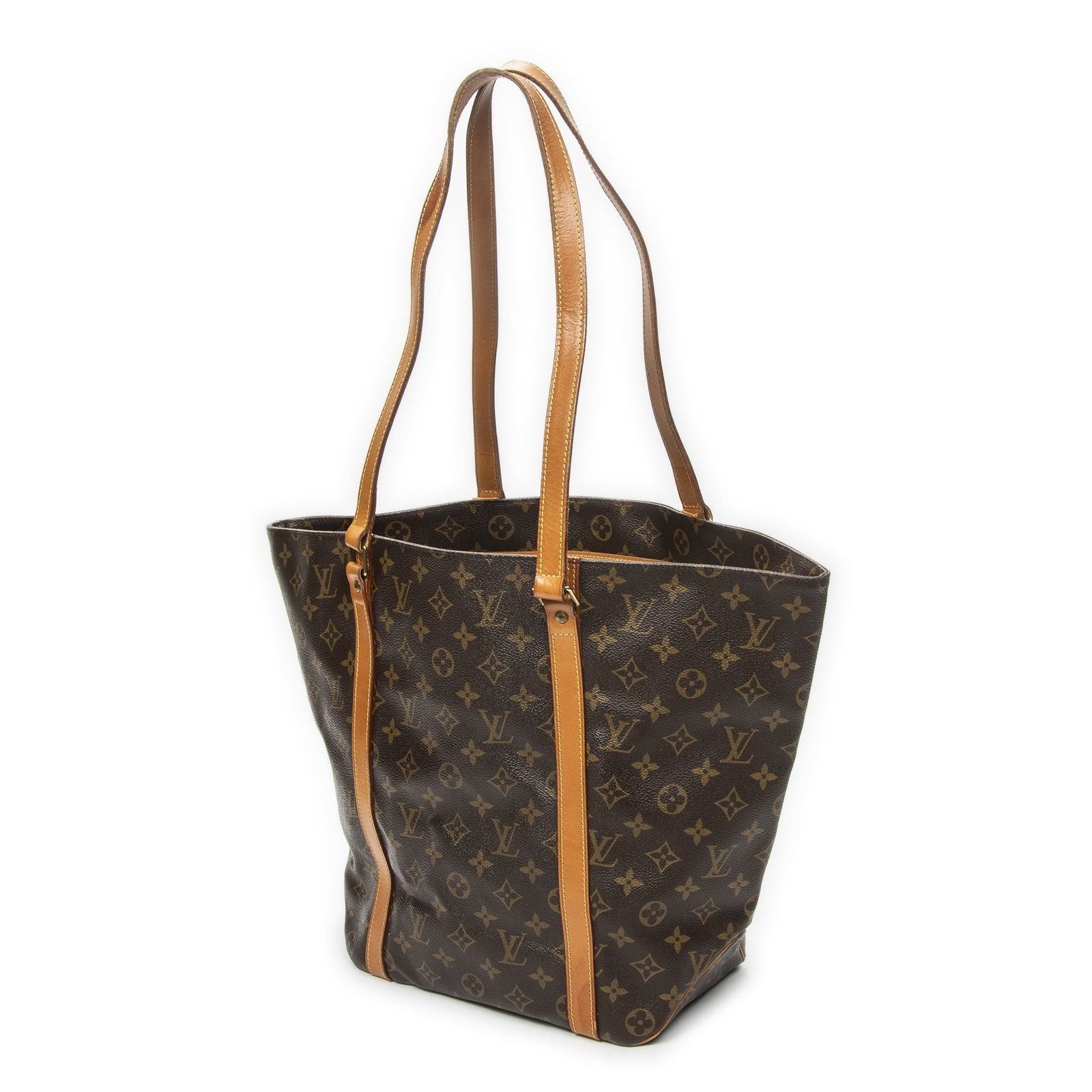 Louis Vuitton Sac Shoppingbrown Monogram Canvas Shoulder — view 2