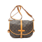 Louis Vuitton Saumur Brown Monogram Canvas — view 5