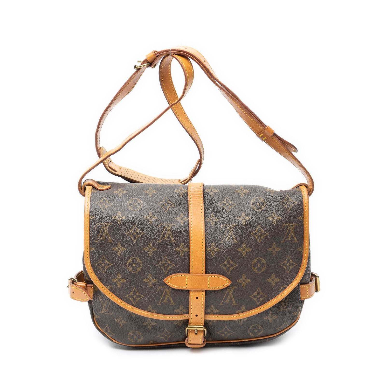 Louis Vuitton Saumur Brown Monogram Canvas — view 5