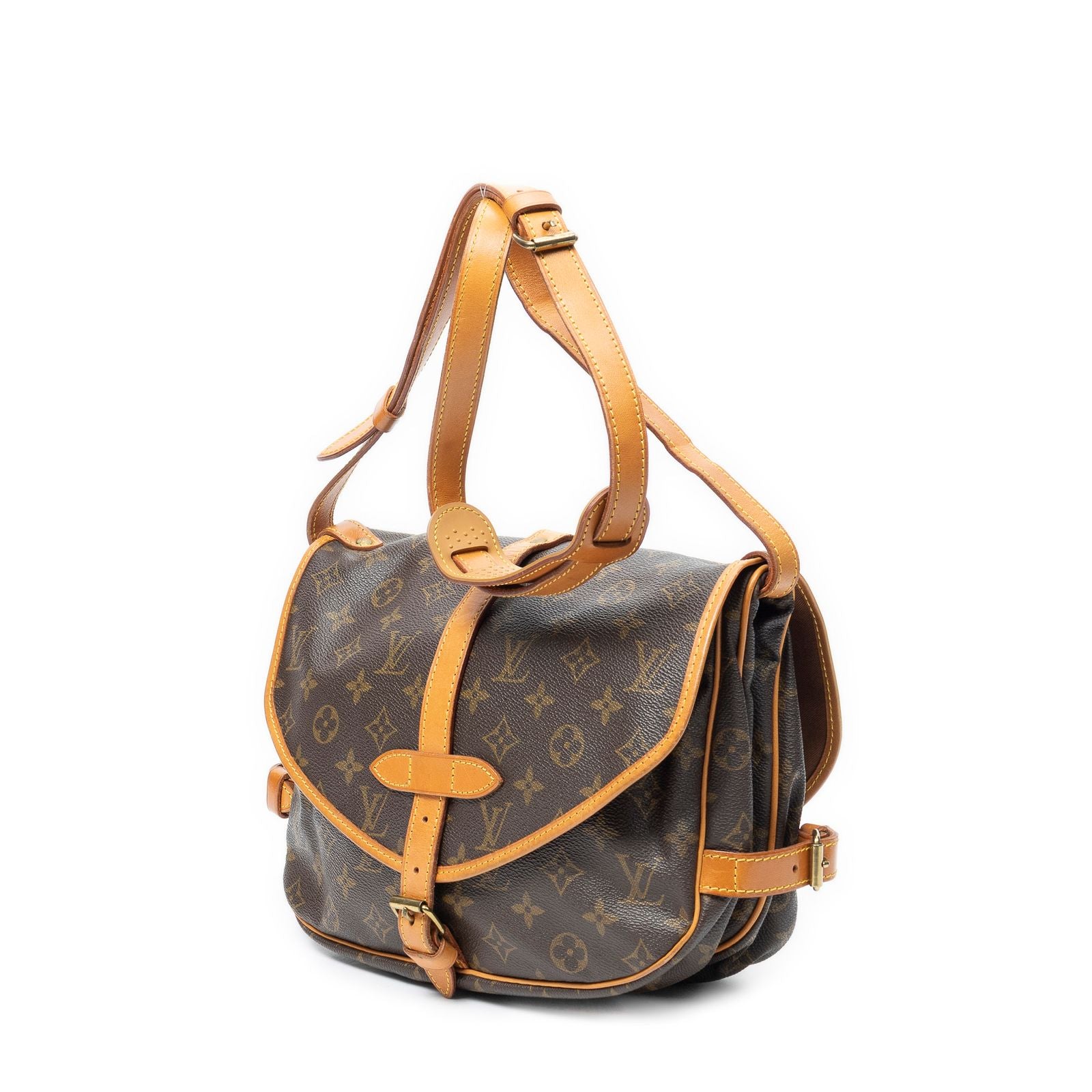 Louis Vuitton Saumur Brown Monogram Canvas — view 2