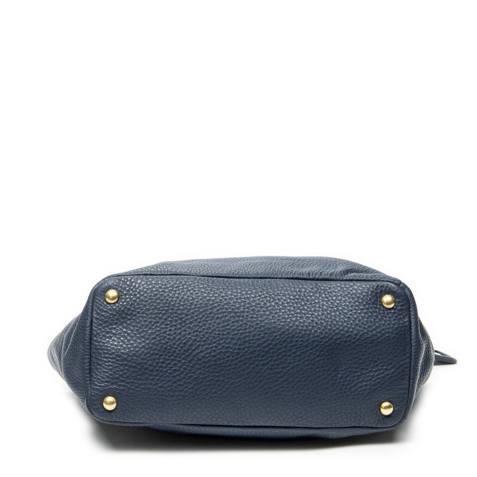 Prada Side Pocket Tote Navy — view 6