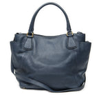 Prada Side Pocket Tote Navy — view 5