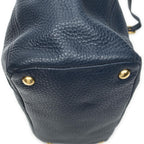 Prada Side Pocket Tote Navy — view 8