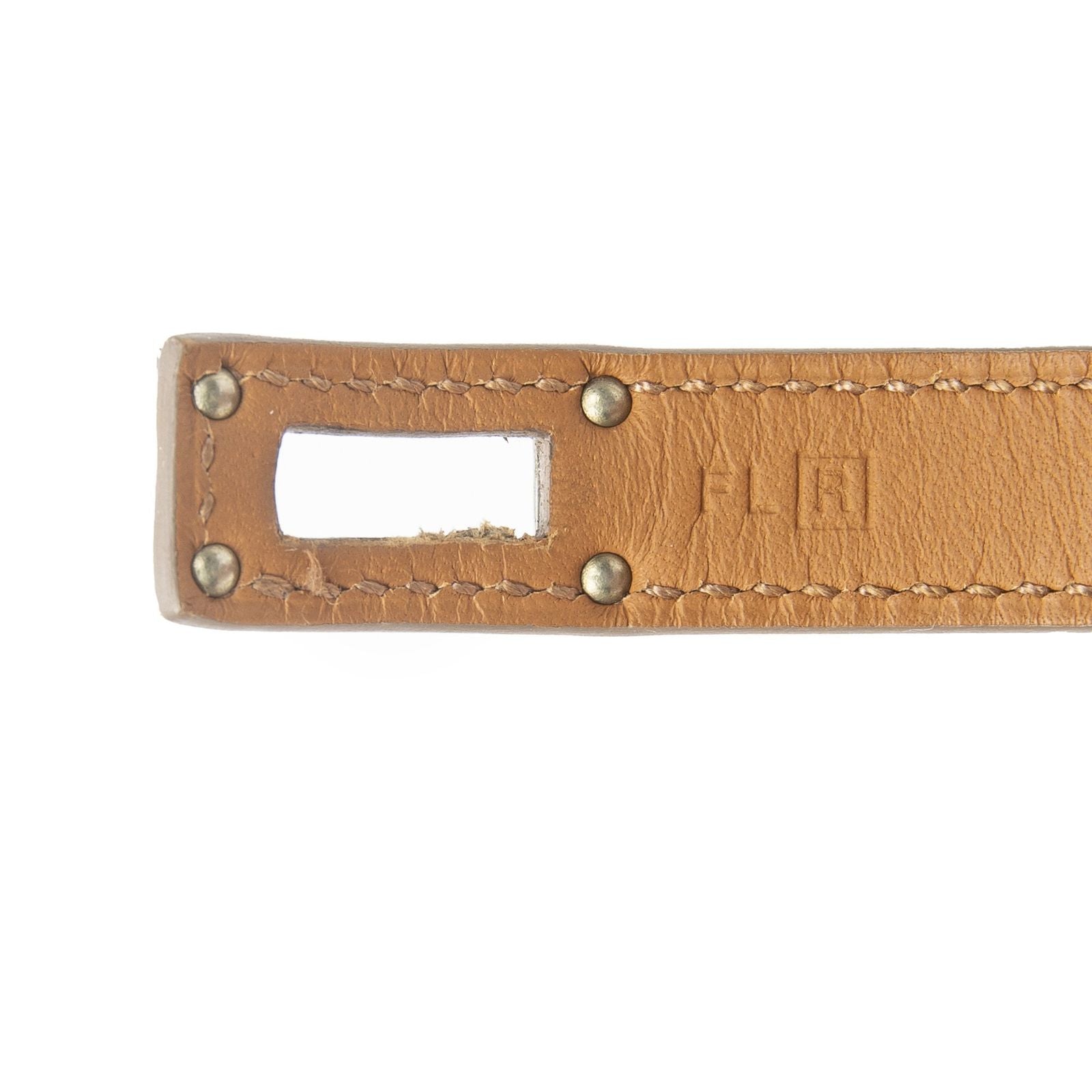 Hermes Kelly Double Tour Bracelet Ivory Leather — view 3