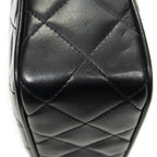 Chanel CC Tassel Camera Bag Black Quilted Lambskin Leather — view 8