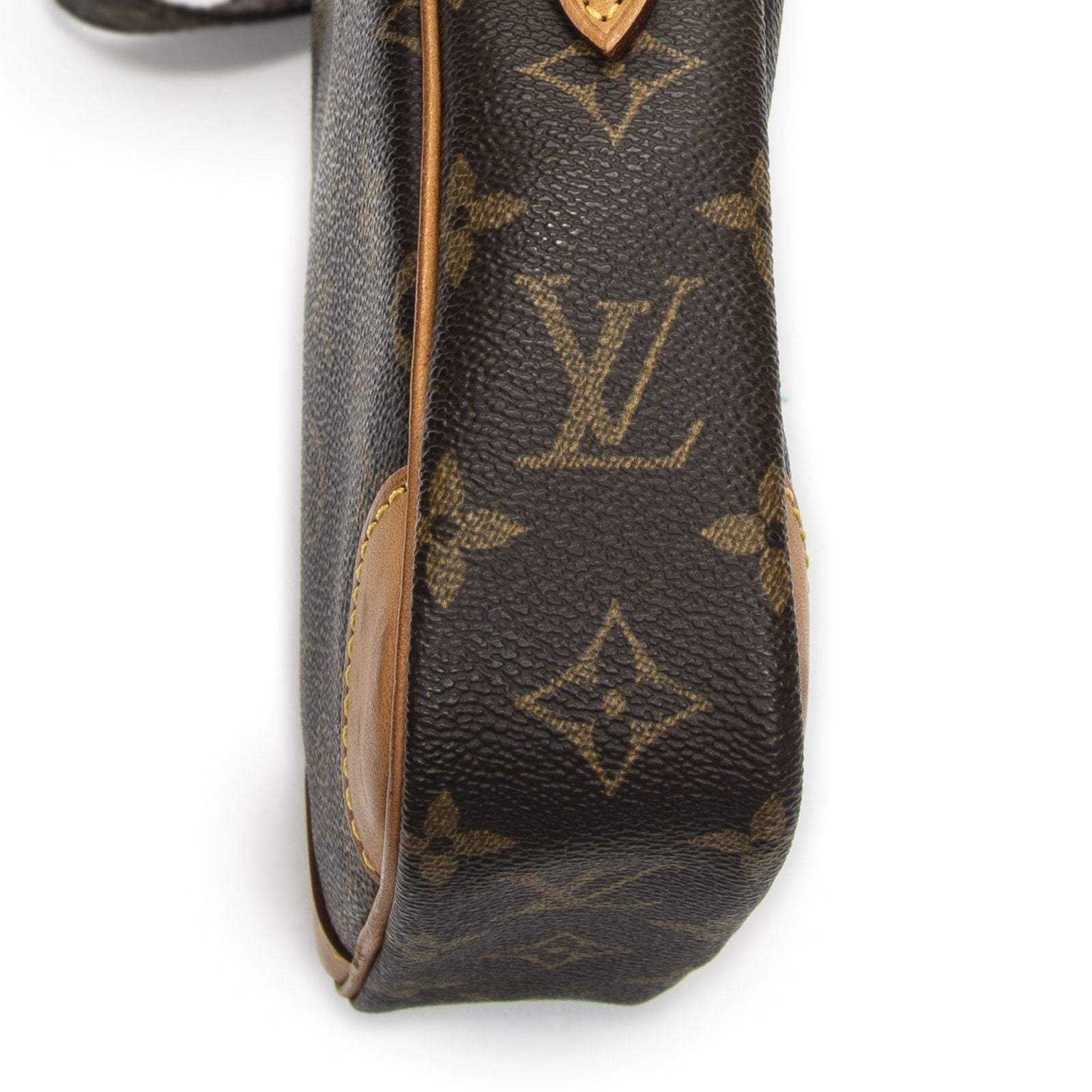 Louis Vuitton Danube Brown Monogram Canvas Crossbody — view 7
