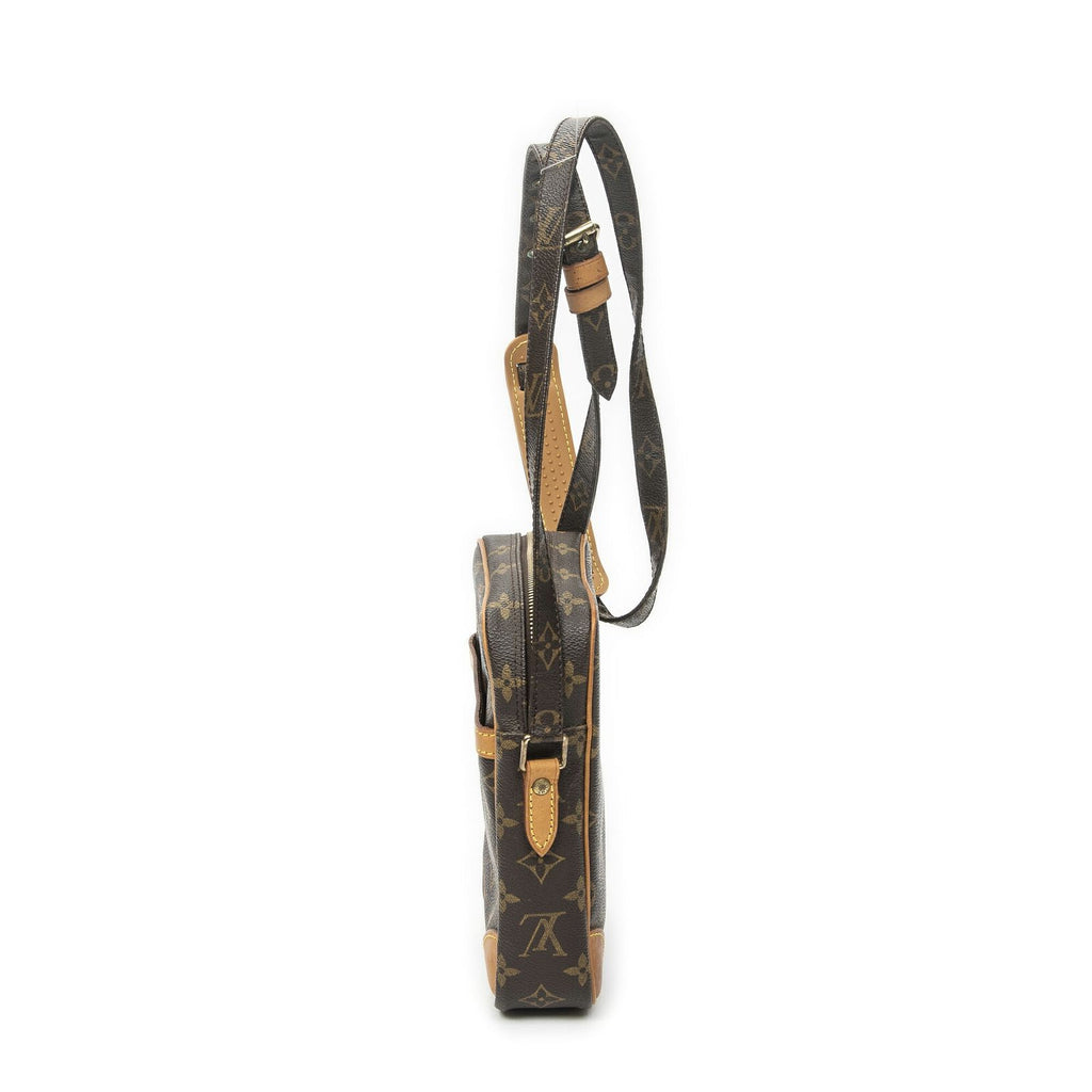 Louis Vuitton Danube Brown Monogram Canvas Crossbody — view 3