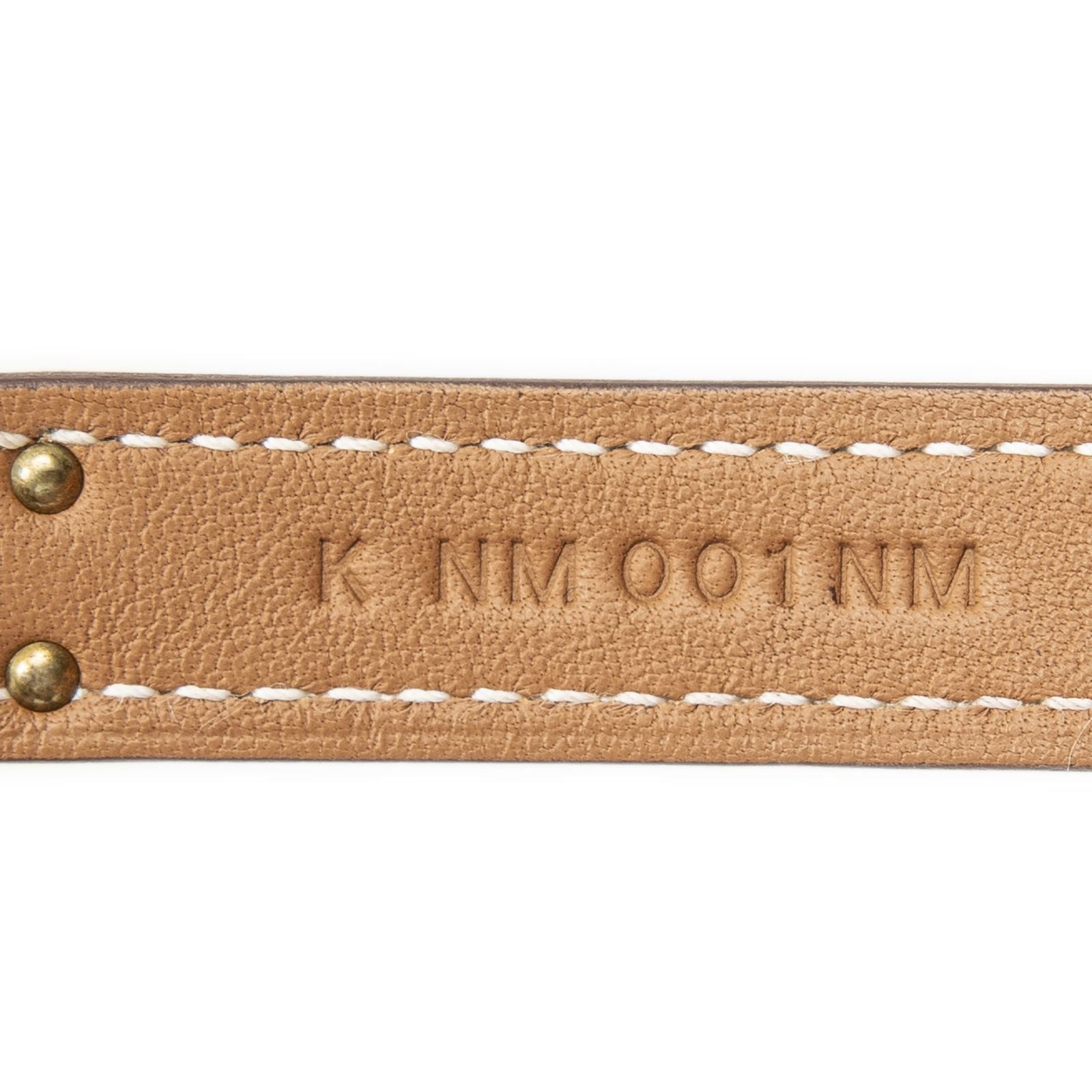 Hermes Kelly Choker Necklace Brown Leather — view 5