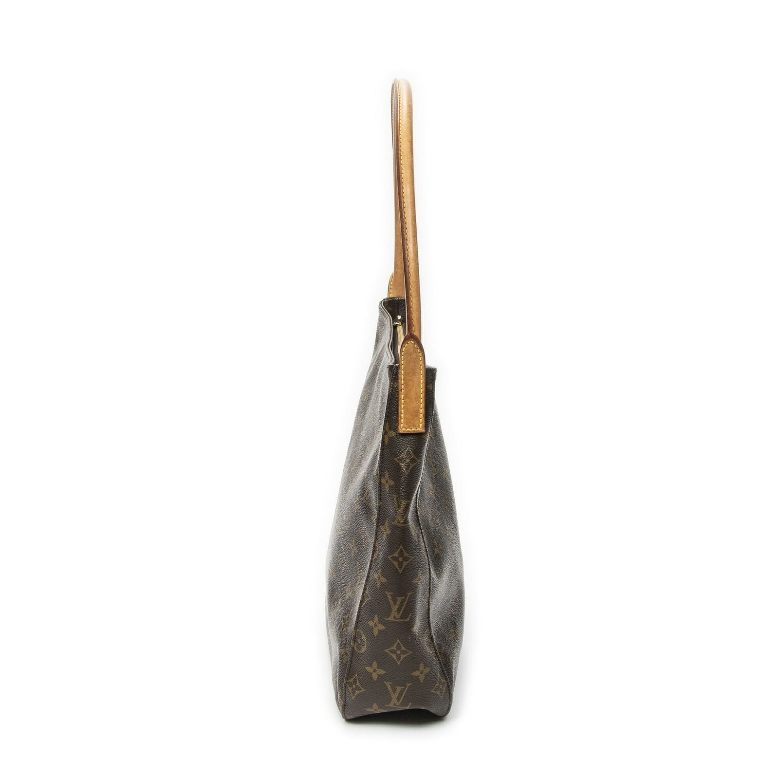 Louis Vuitton Looping Brown Monogram Canvas Shoulder — view 3