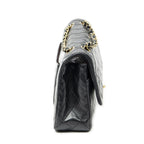 Chanel Quilted Double Flap Black Lambskin Leather — view 4
